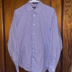 Express Purple Button Up Shirt Mens Small Modern Fit